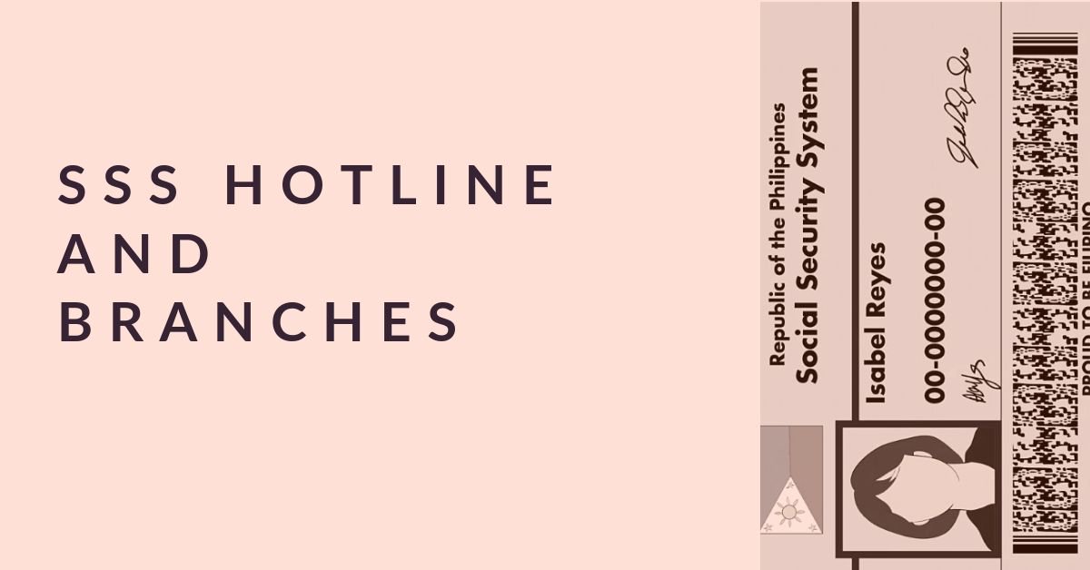 SSS Hotline and Branches 2019 image